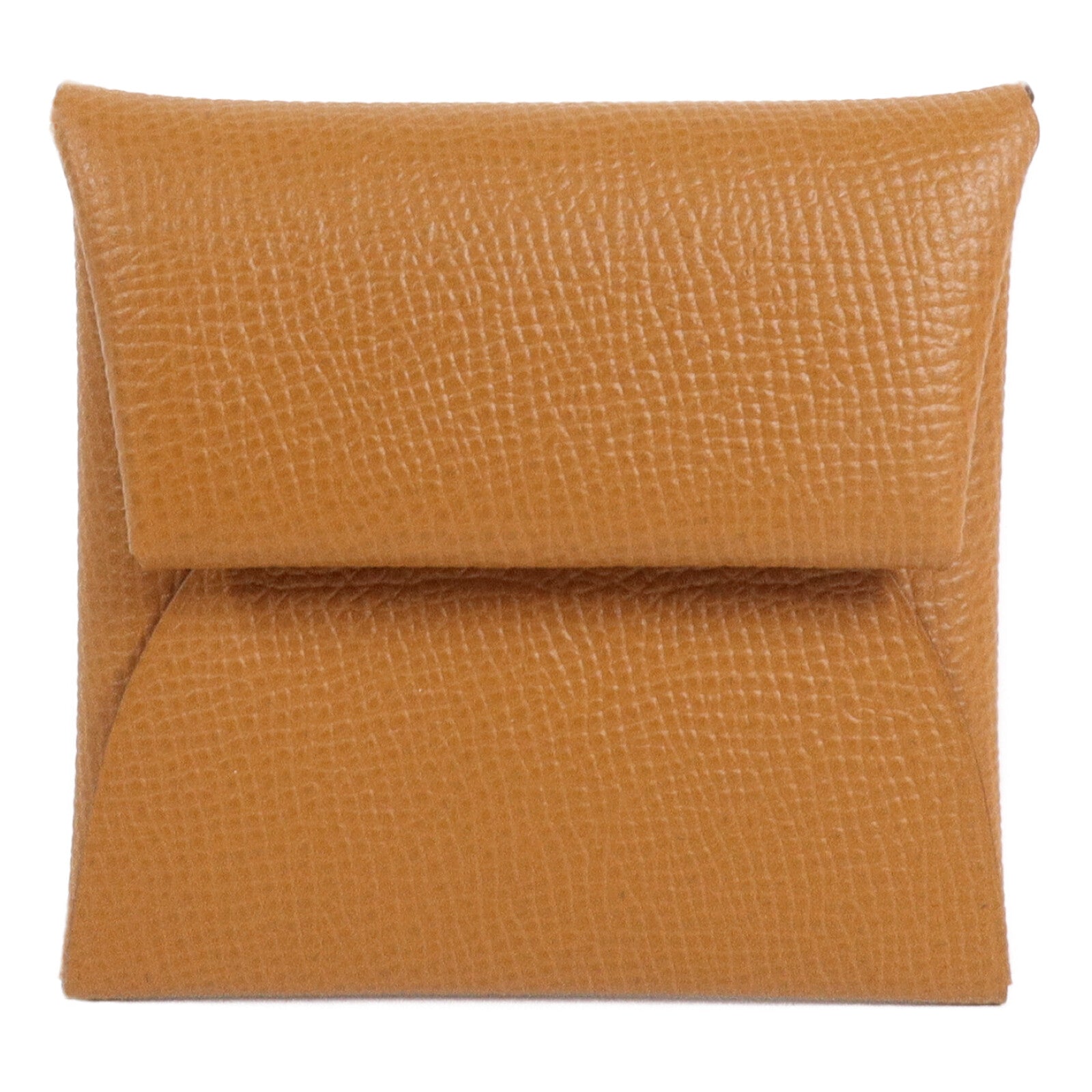 HERMES Epsom皮革Bastia Change Purse零錢包Gold