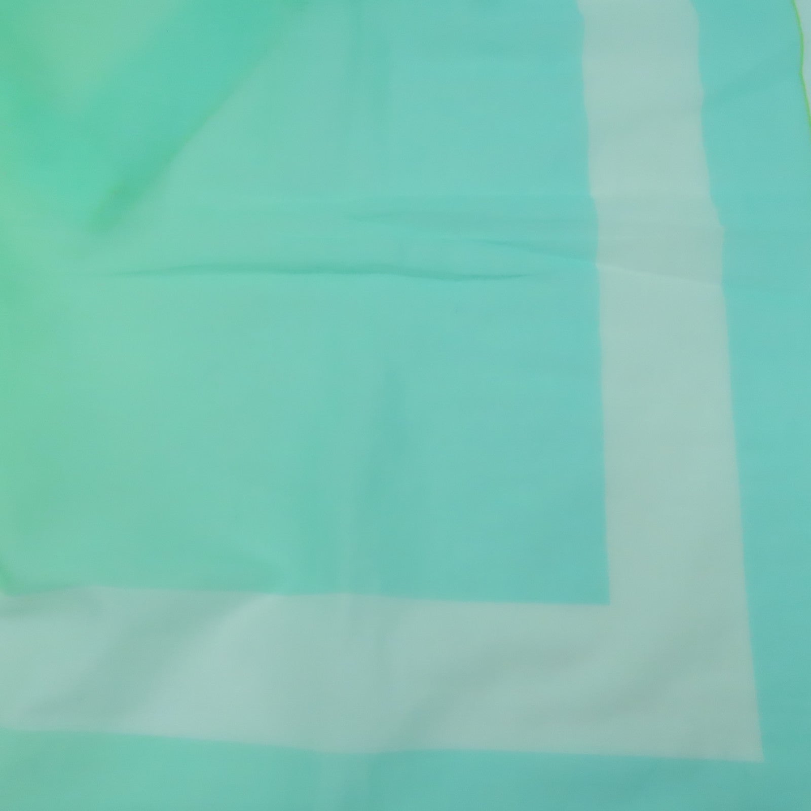 HERMES 【激減優惠】棉質Cotton Scarf圍巾綠色/黃色/藍色