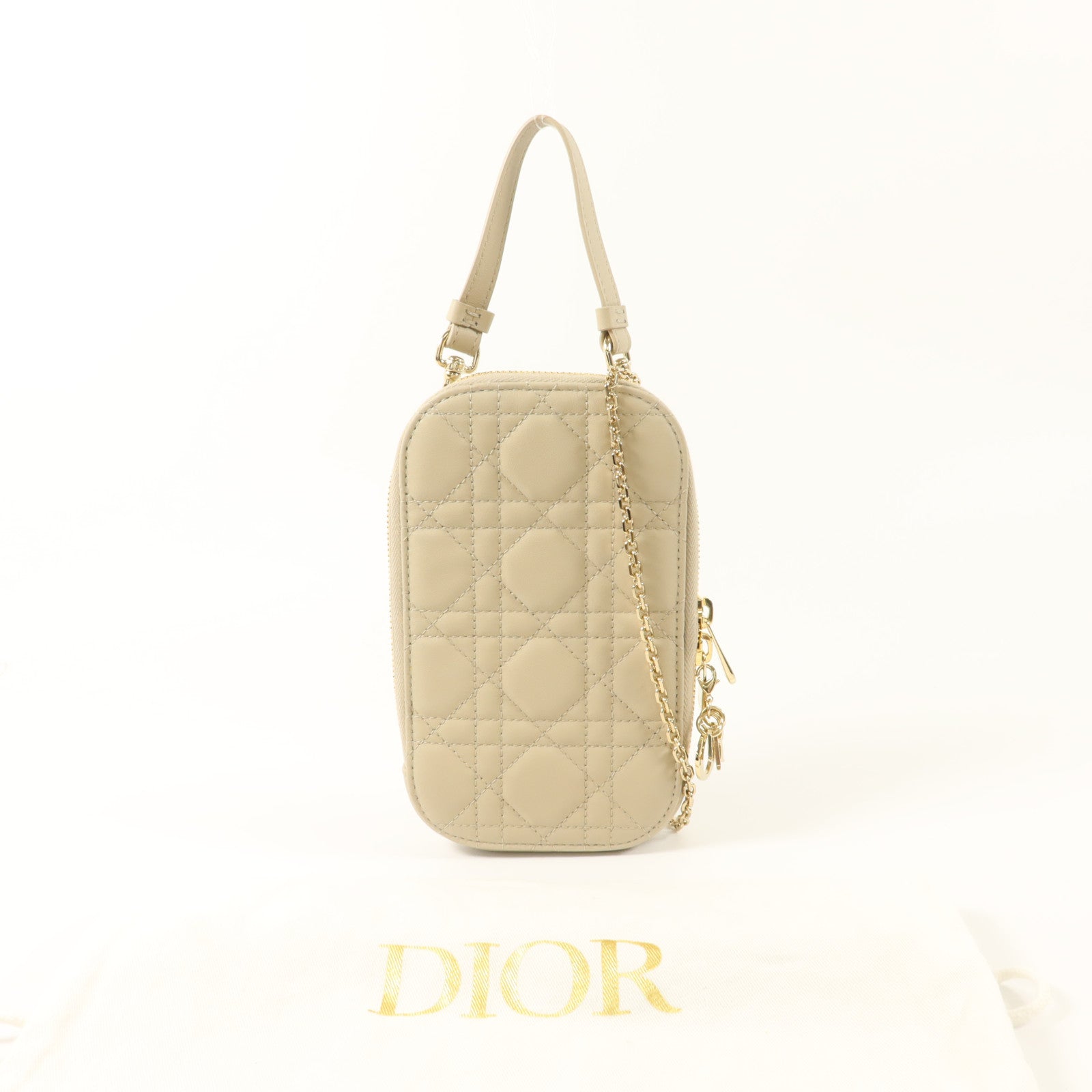 Dior 羊皮皮革Lady Dior Call'in Dior Phone Holder電話肩背袋
