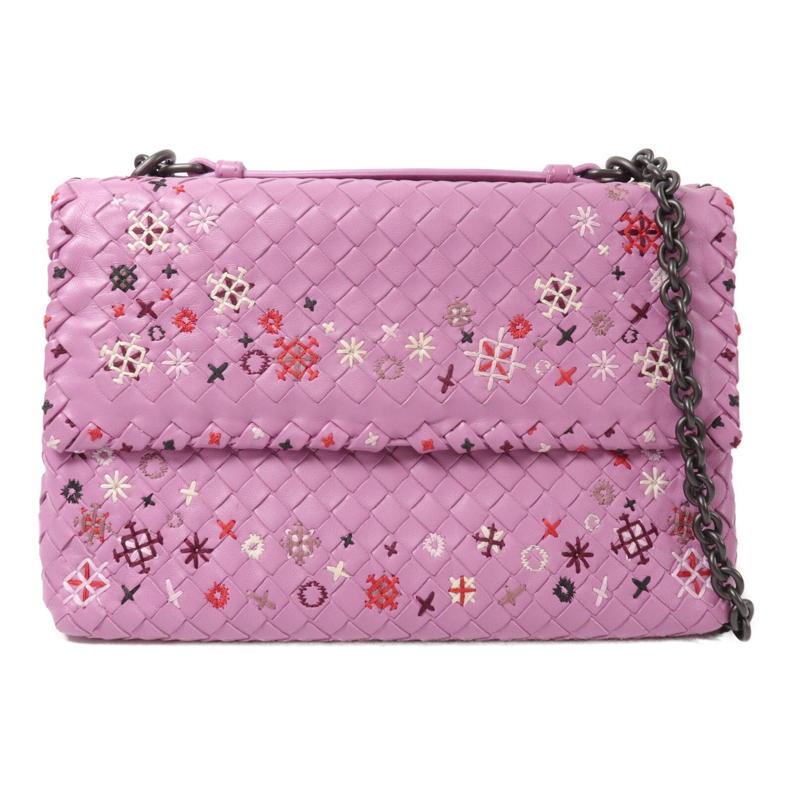 BOTTEGA VENETA 羊皮皮革Chain Shoulder鏈帶肩背袋