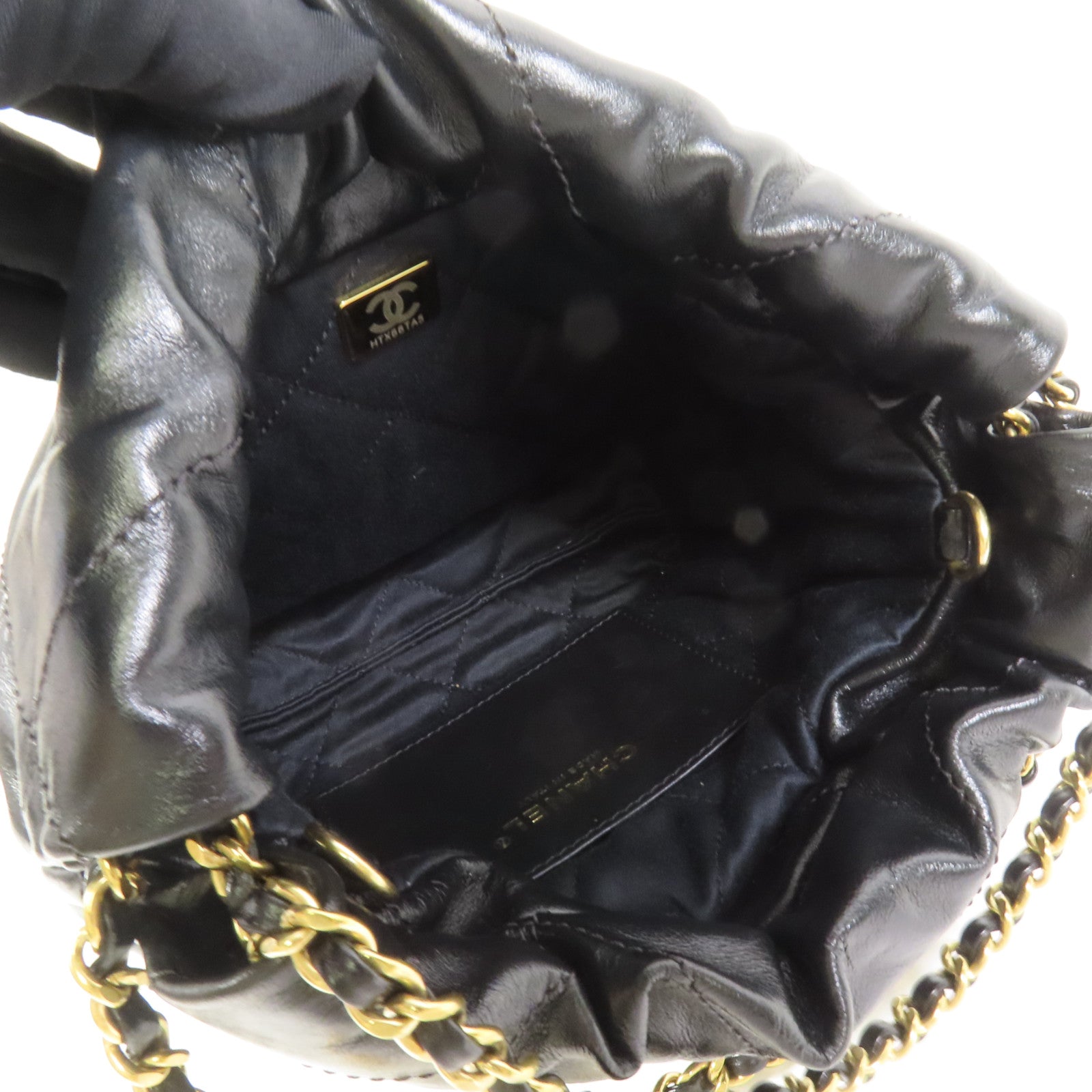 CHANEL Chanel 22 Mini金扣手挽肩背兩用袋
