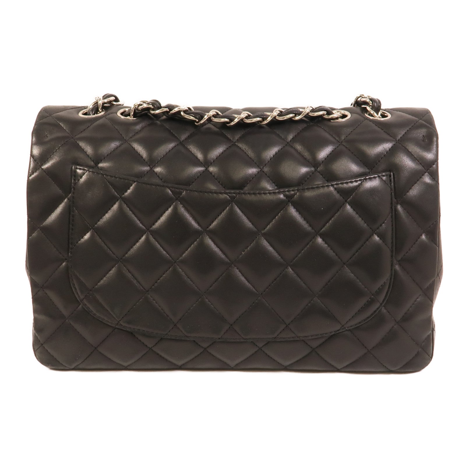 CHANEL 羊皮皮革Large Classic鏈帶肩背袋