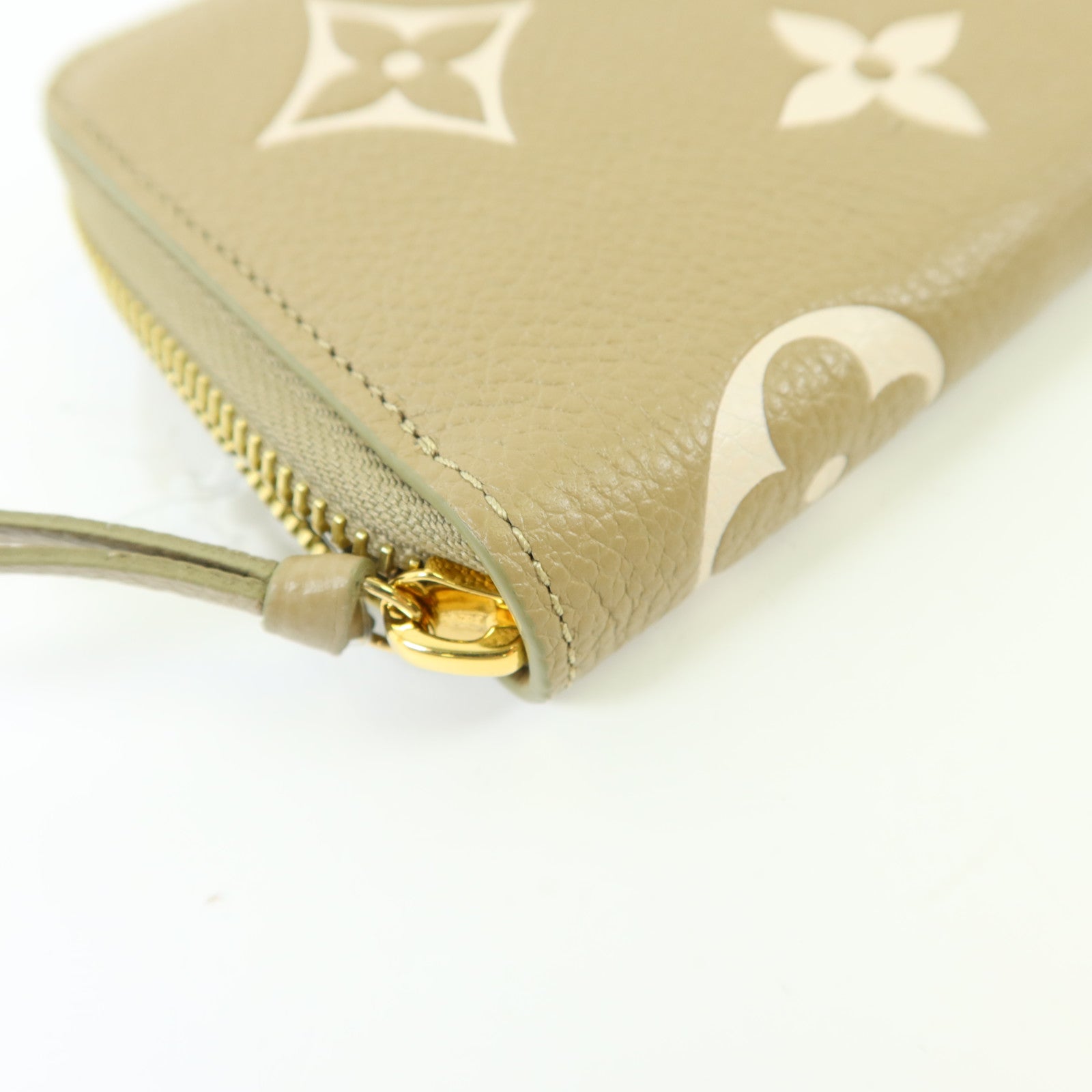 LOUIS VUITTON Monogram Empreinte Clemence Wallet金扣長錢包