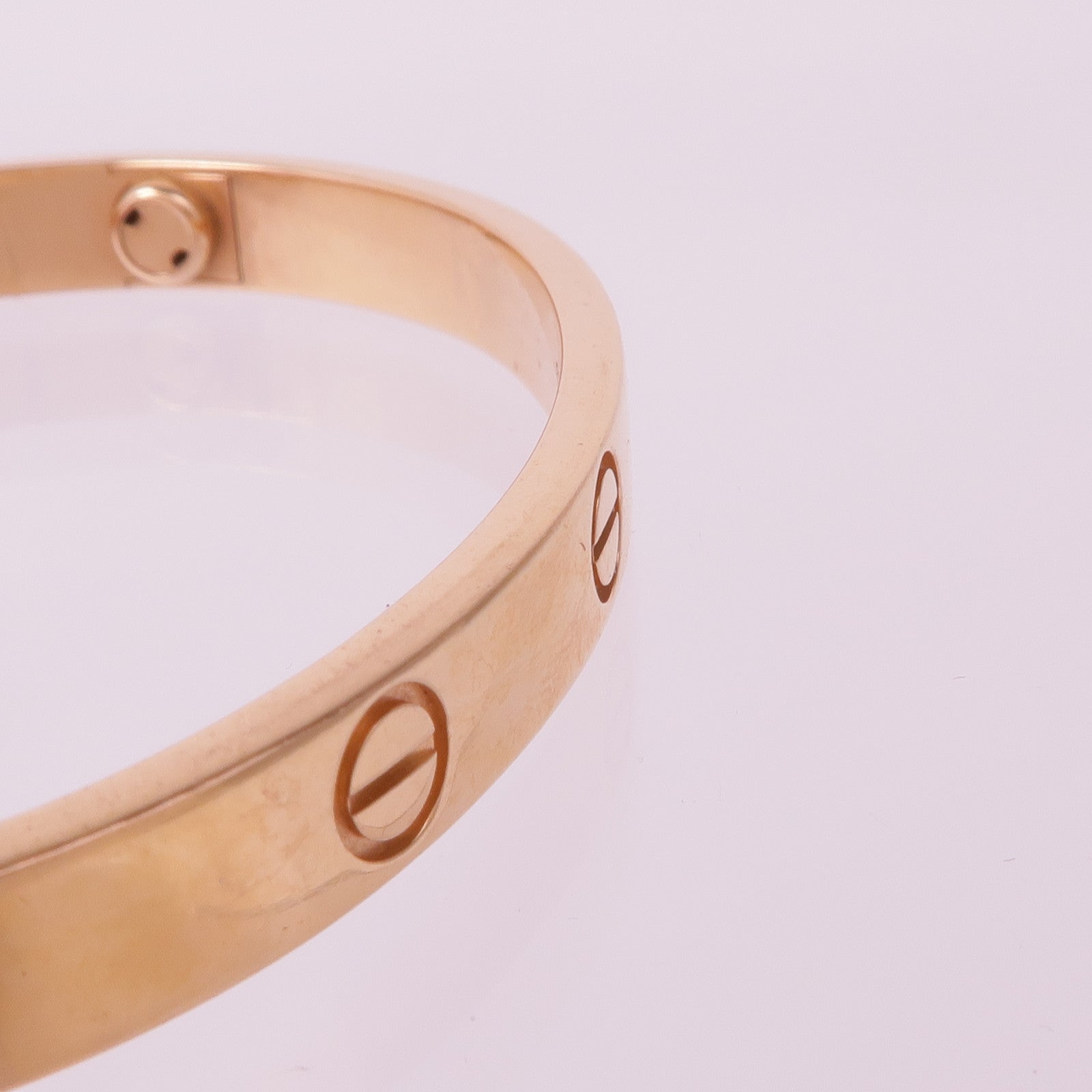 CARTIER 18K玫瑰金Love Bracelet Medium Model手鐲Cartier#16
