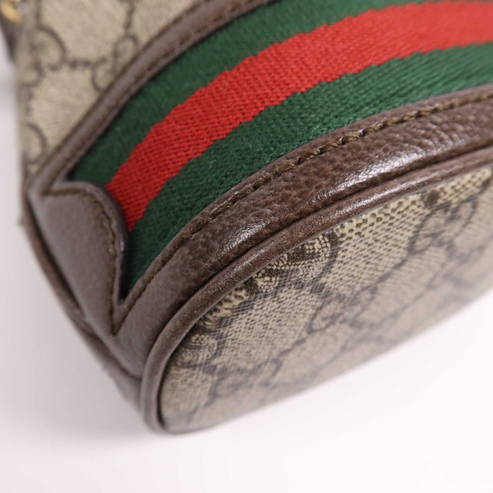 GUCCI 塗層帆布GG Mini Bucket金扣肩背袋