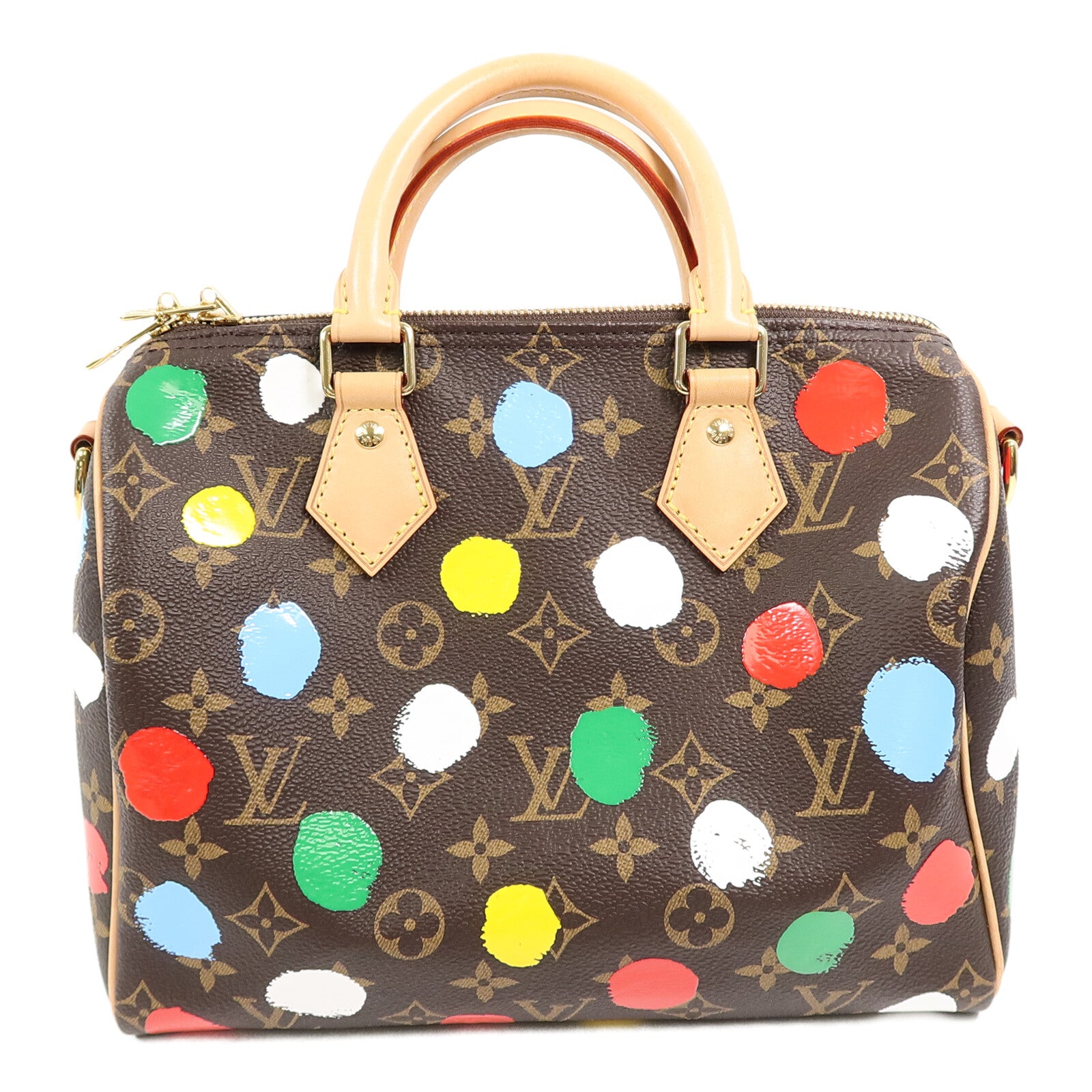 LOUIS VUITTON Monogram LV x YK Speedy Bandouliere 25手挽肩背兩用袋
