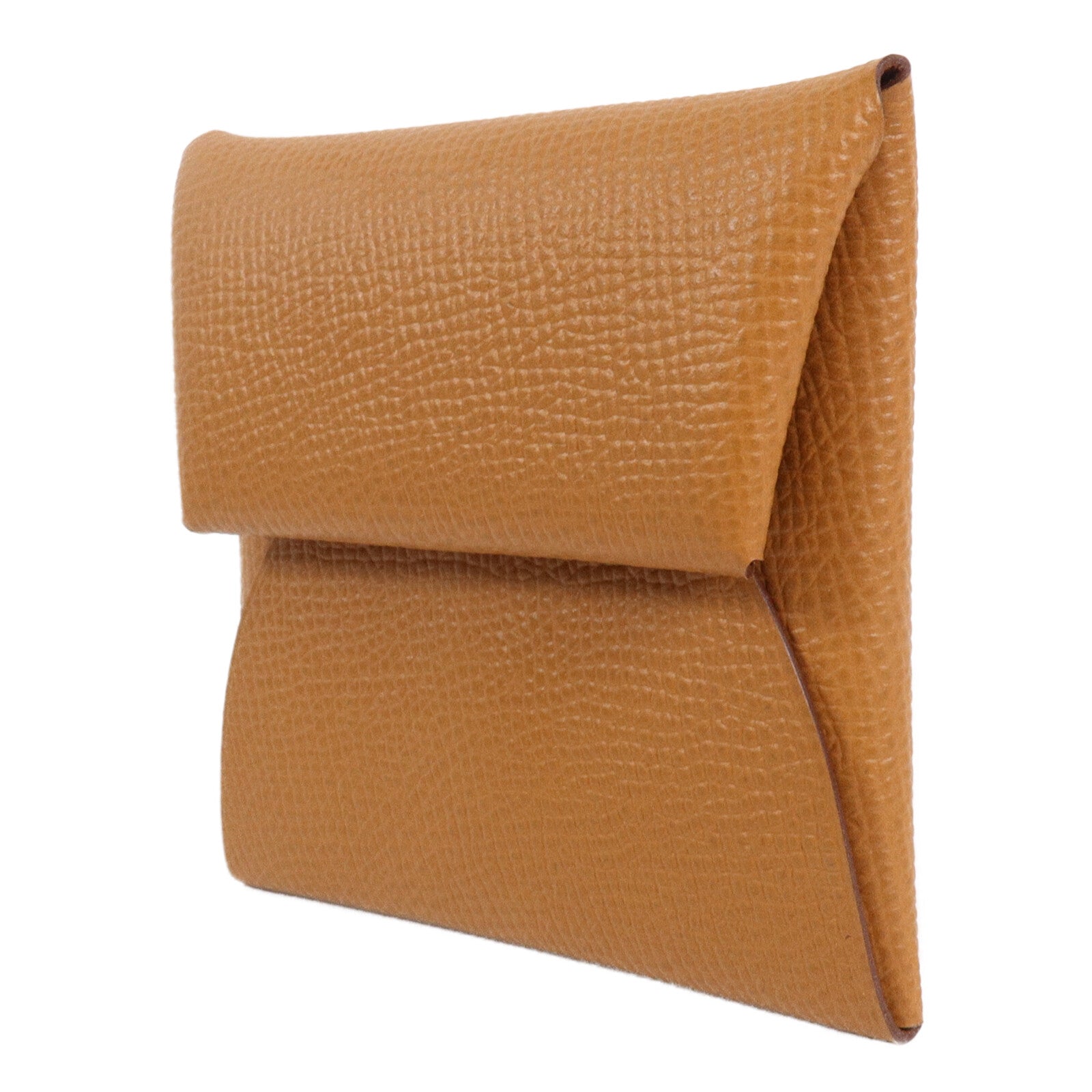 HERMES Epsom皮革Bastia Change Purse零錢包Gold