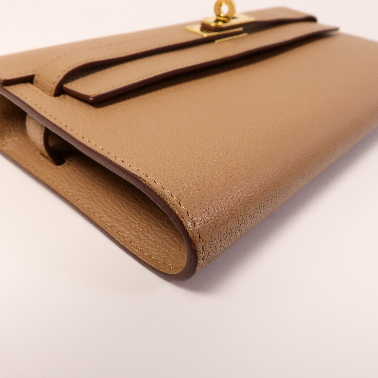 HERMES Chevre皮革Kelly To Go肩背袋Quebracho