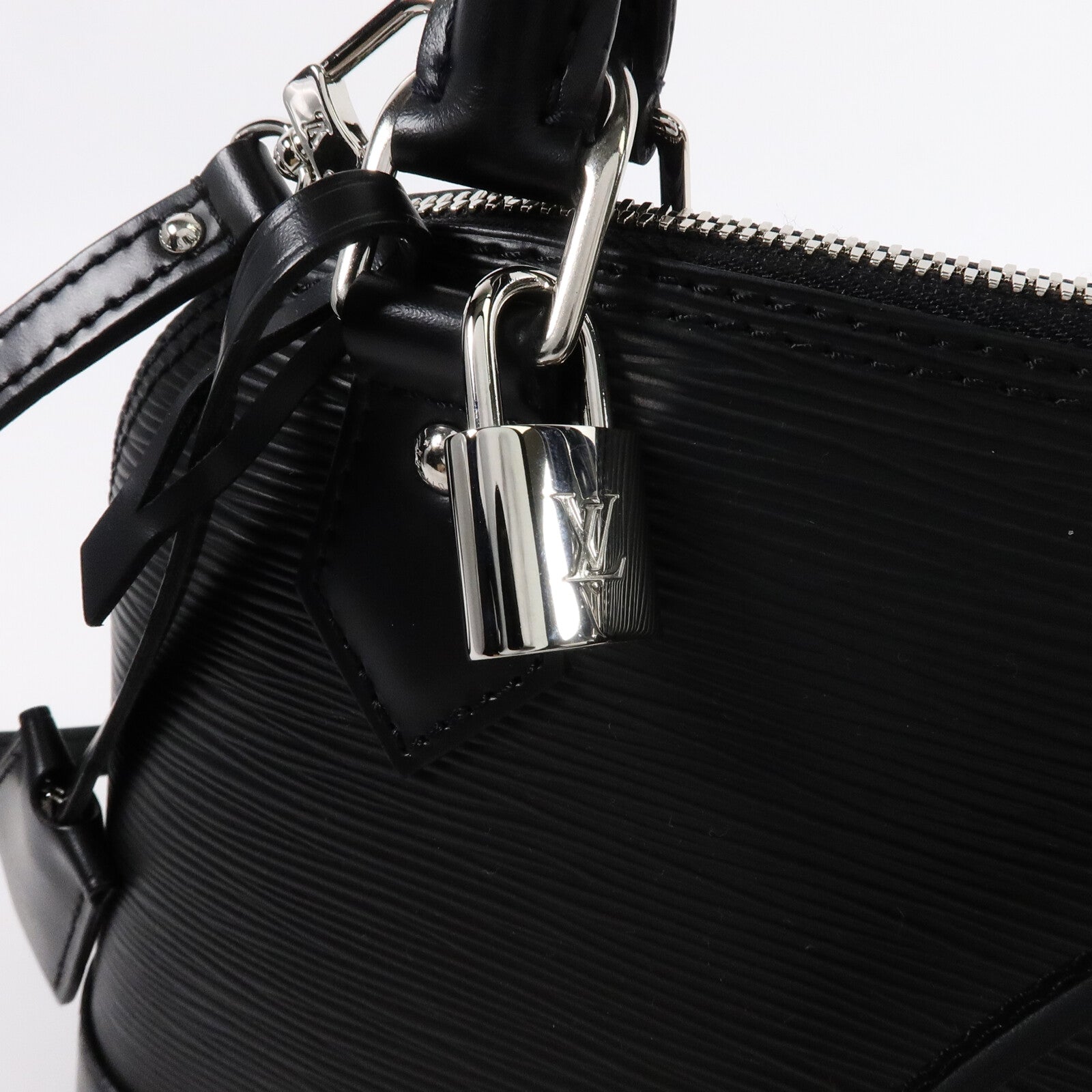 LOUIS VUITTON Epi Alma BB銀扣手挽肩背兩用袋