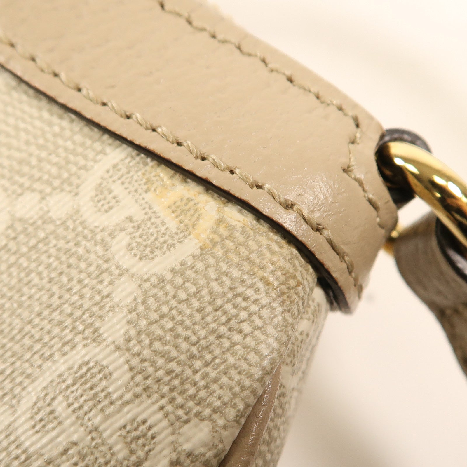 GUCCI 塗層帆布/皮革Ophidia Small HandBag金扣手挽袋