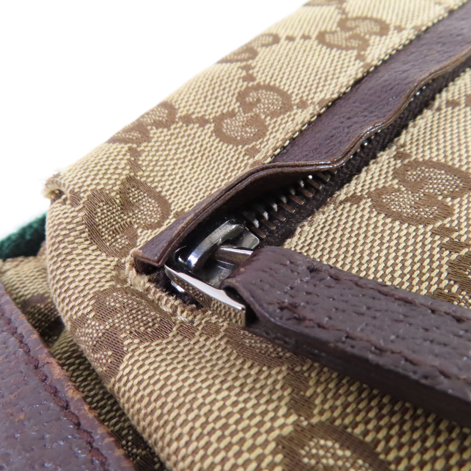 GUCCI 【激減優惠】帆布Waist Bag腰包啡色