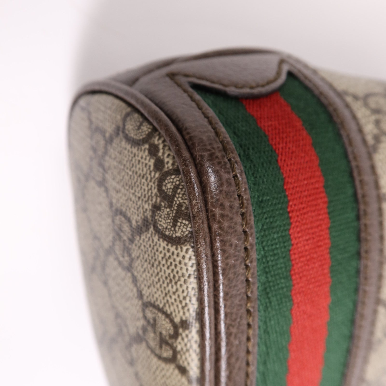 GUCCI 塗層帆布GG Mini Bucket金扣肩背袋