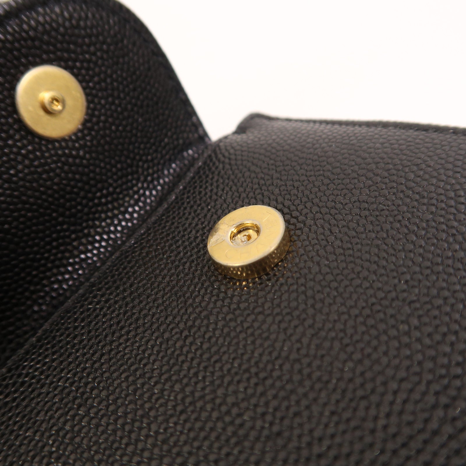 CHANEL 牛皮皮革Shoulder Bag金扣肩背袋