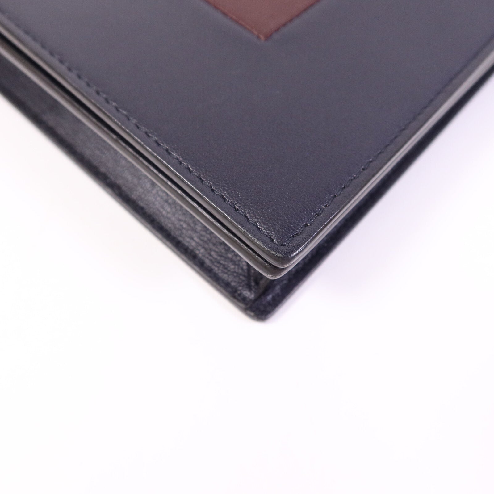 CELINE 牛皮皮革Flame Evening Chain Wallet金扣鏈帶肩背袋
