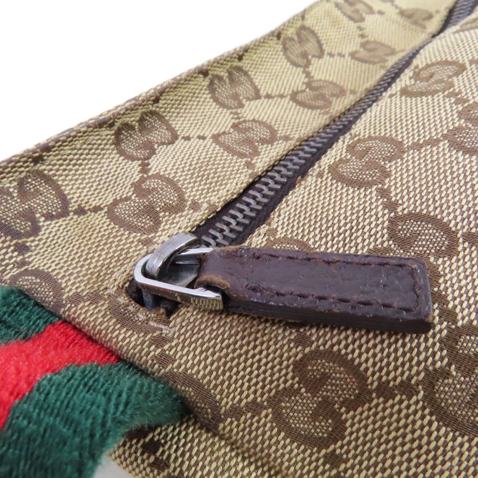 GUCCI 【激減優惠】帆布Waist Bag腰包啡色
