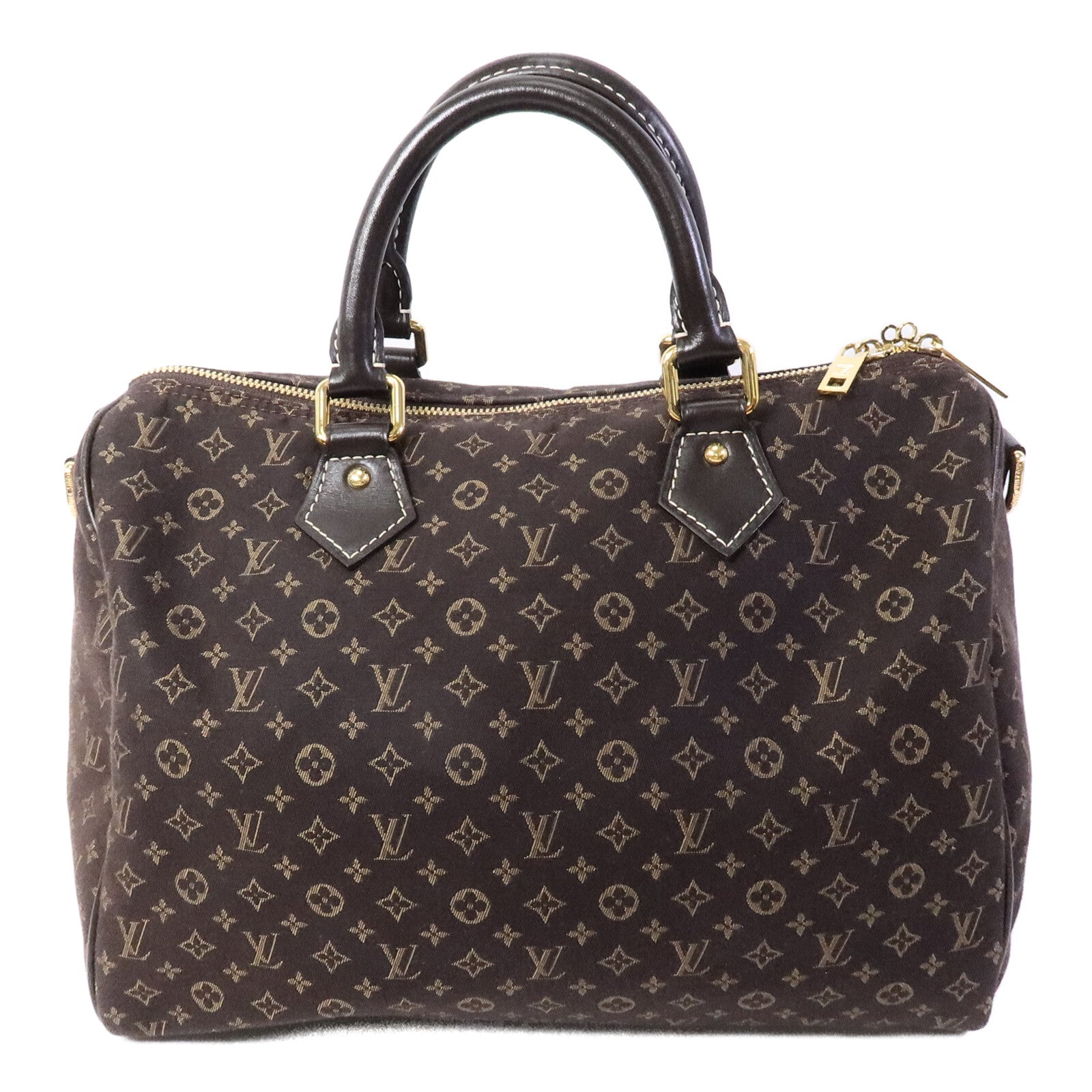 LOUIS VUITTON Monogram Idylle Speedy Bandouliere 30金扣手挽肩背兩用袋棕色