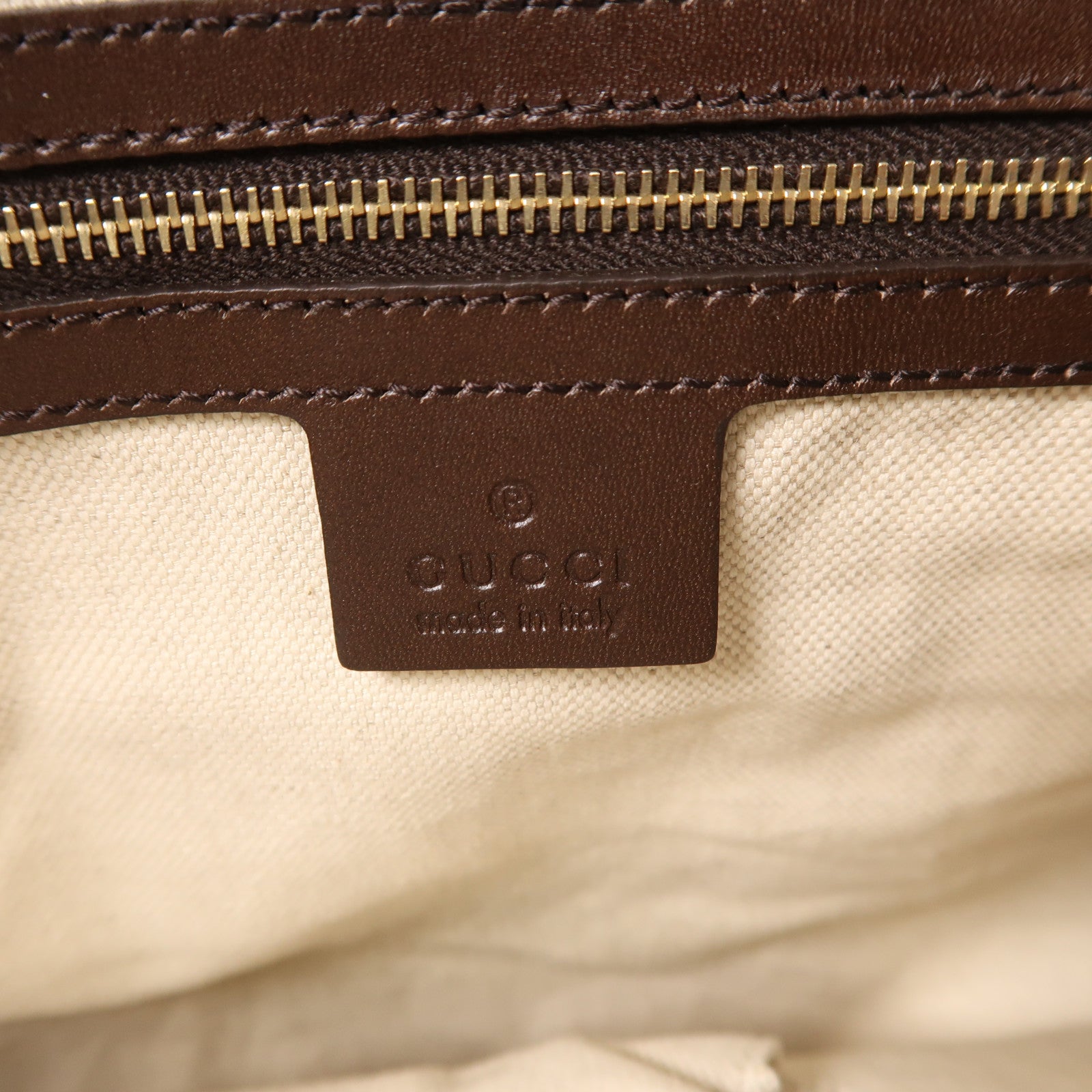 GUCCI 帆布Half Moon Hobo金扣肩背袋