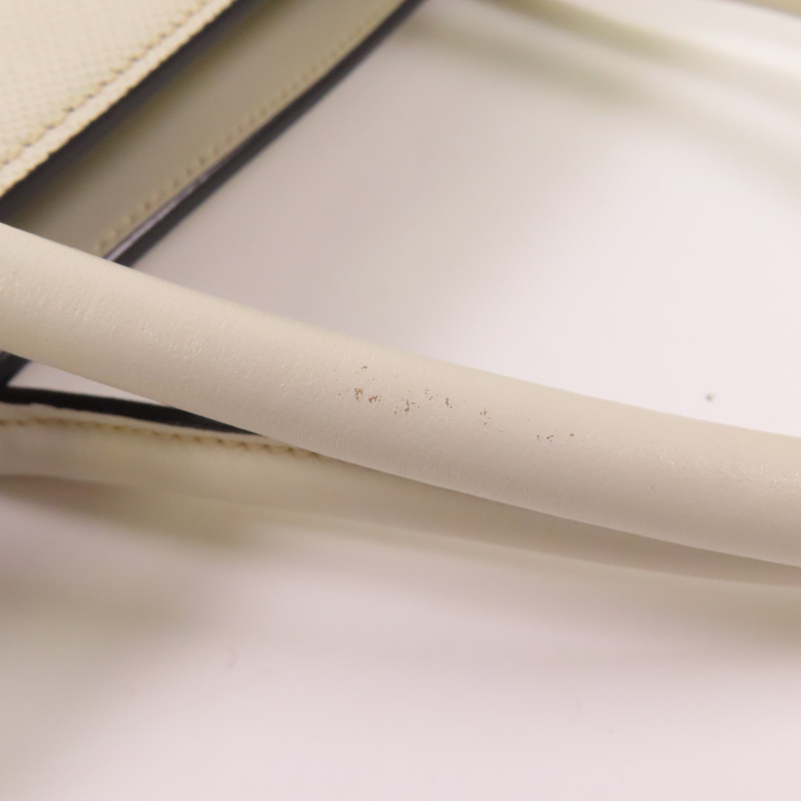 PRADA Saffiano皮革2 Way Shoulder金扣手挽肩背兩用袋