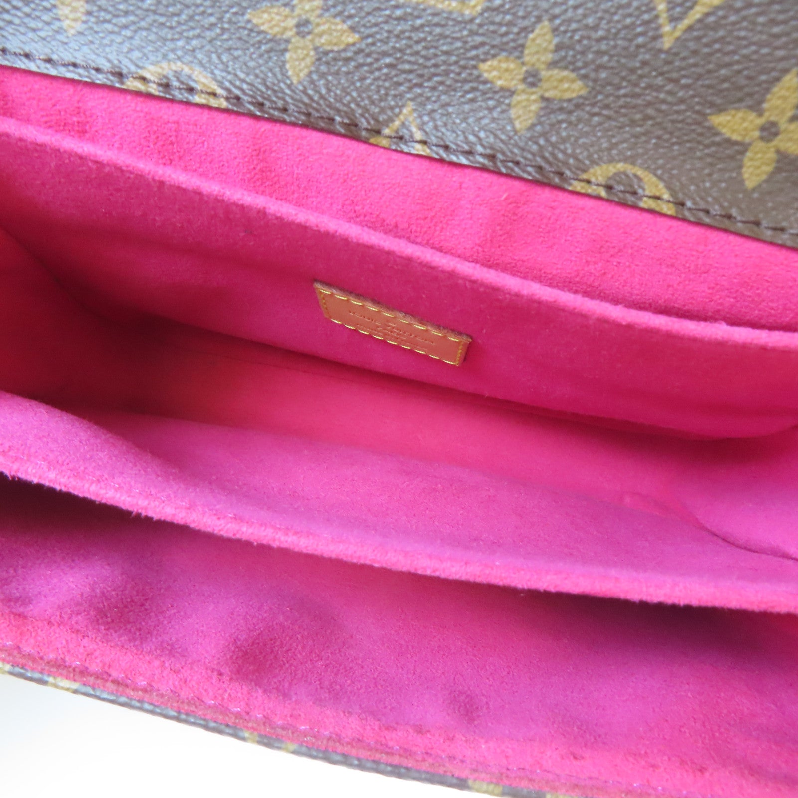 LOUIS VUITTON Monogram Patches Pochette Metis MM金扣手挽肩背兩用袋啡色