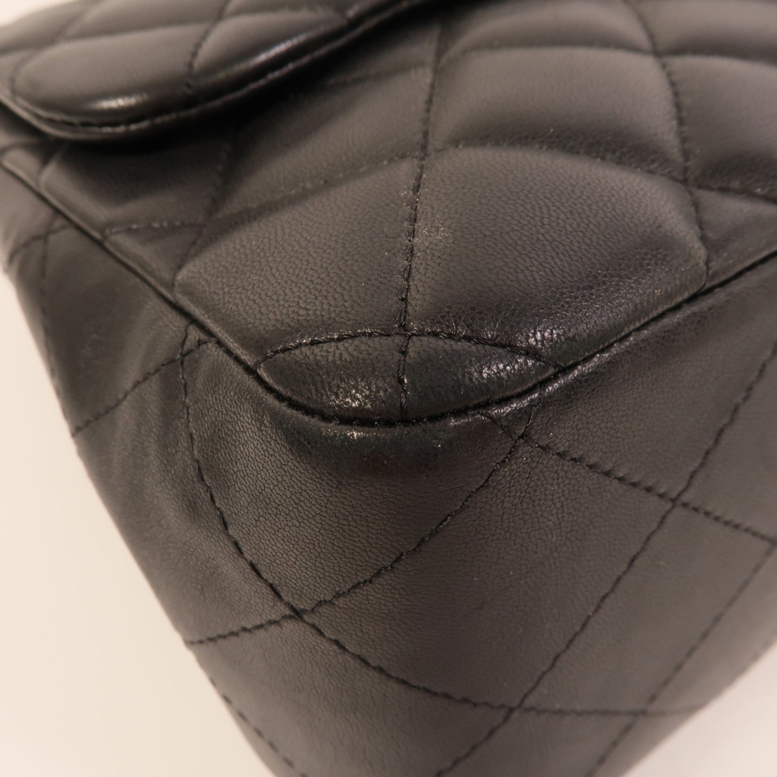 CHANEL 羊皮皮革Large Classic鏈帶肩背袋