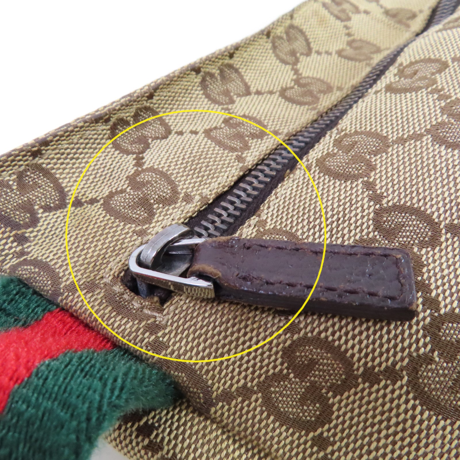 GUCCI 【激減優惠】帆布Waist Bag腰包啡色