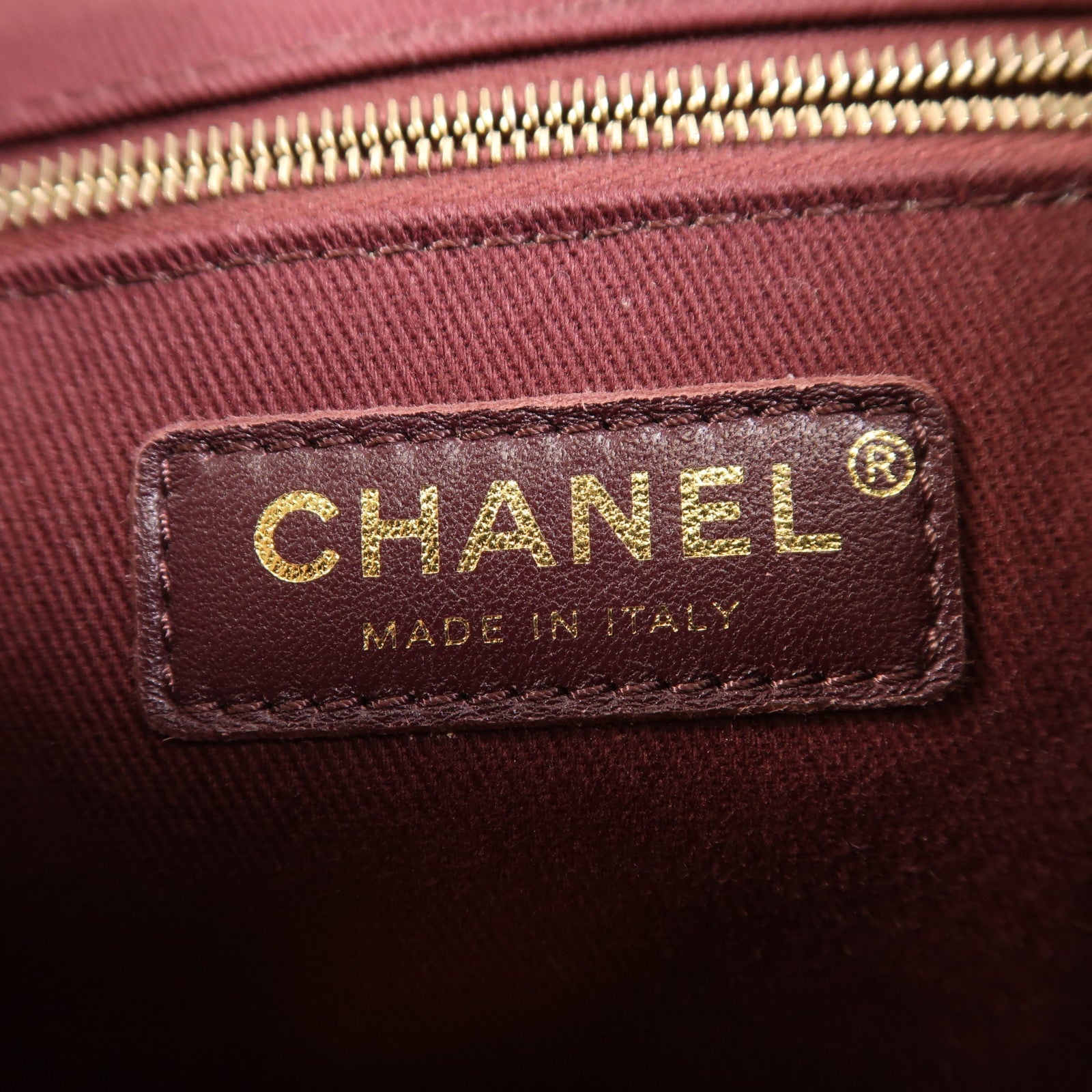CHANEL 牛皮皮革Backpack金扣背包