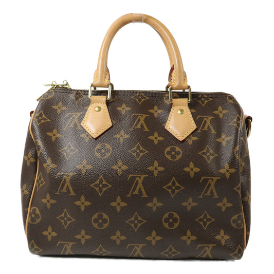 LOUIS VUITTON Monogram Speedy Bandouliere 25手挽肩背兩用袋