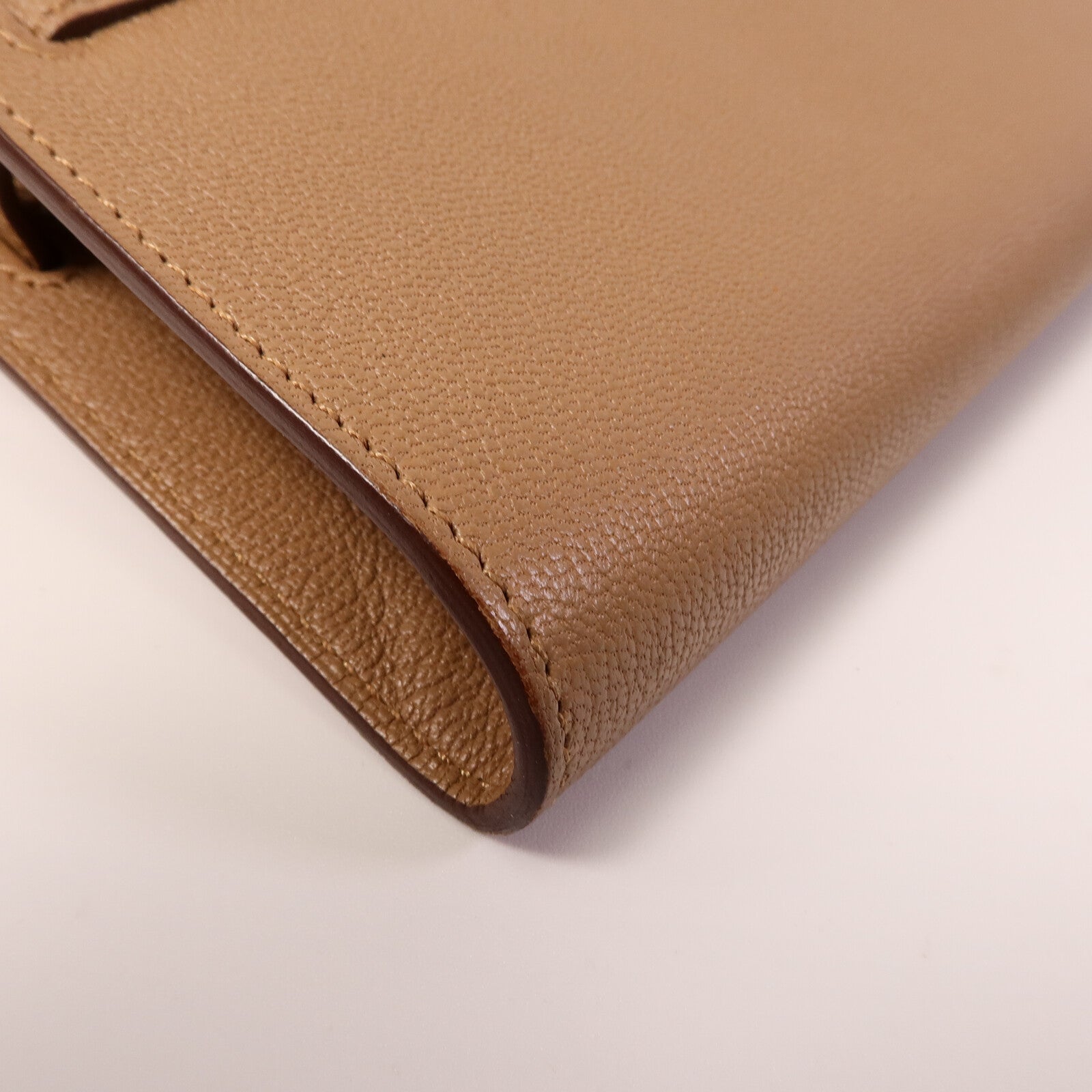 HERMES Chevre皮革Kelly To Go肩背袋Quebracho