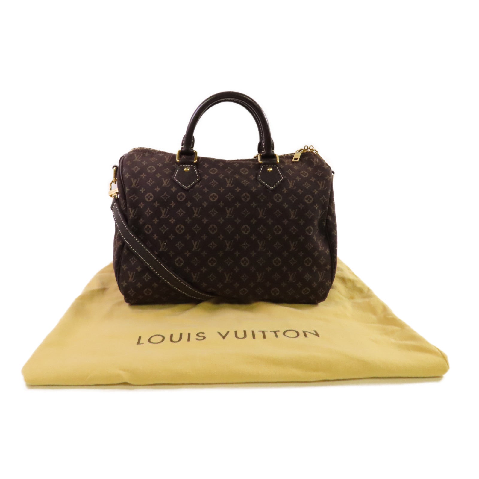LOUIS VUITTON Monogram Idylle Speedy Bandouliere 30 2Way Shoulder Bag金扣手挽肩背兩用袋啡色