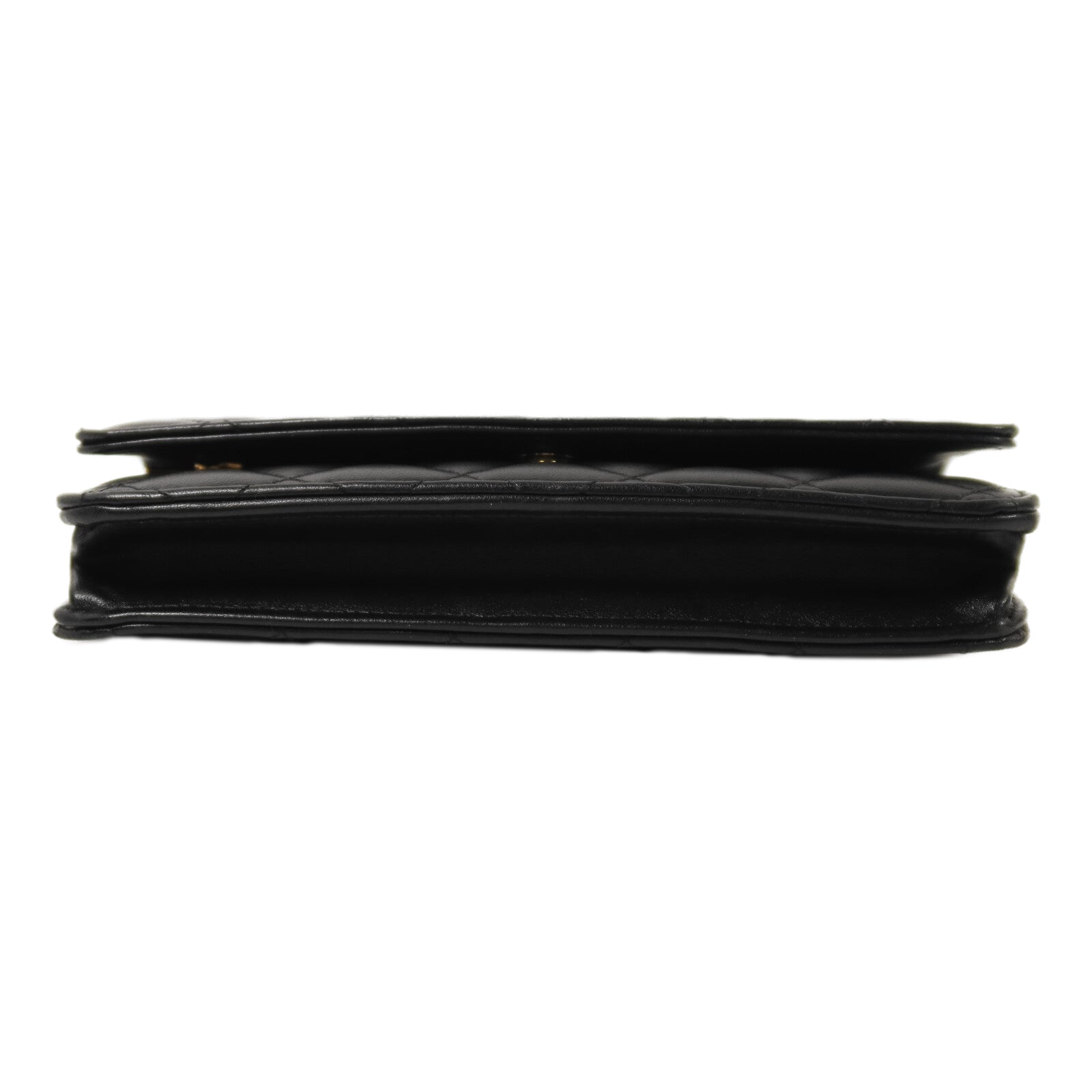 CHANEL 羊皮皮革WOC Wallet on Chain金扣鏈帶肩背袋
