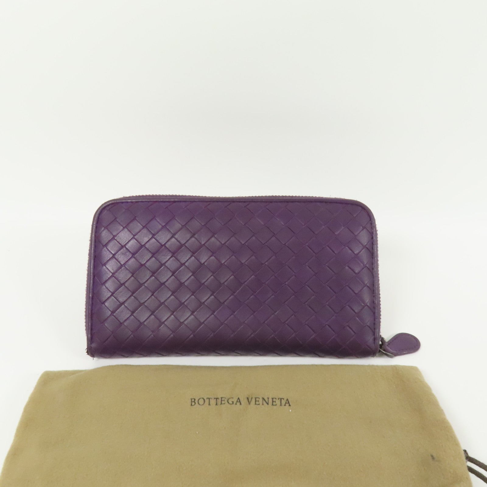 BOTTEGA VENETA 【激減優惠】羊皮皮革Long Wallet長錢包