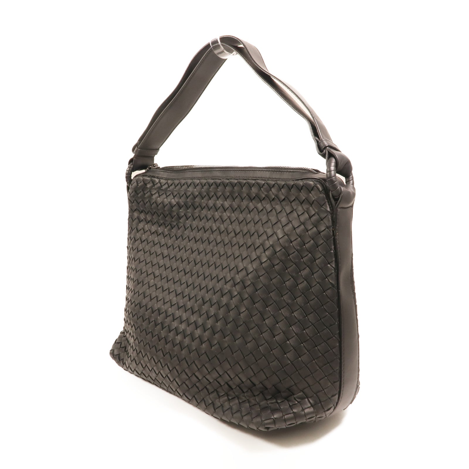 BOTTEGA VENETA 羊皮皮革Shoulder Bag銀扣肩背袋