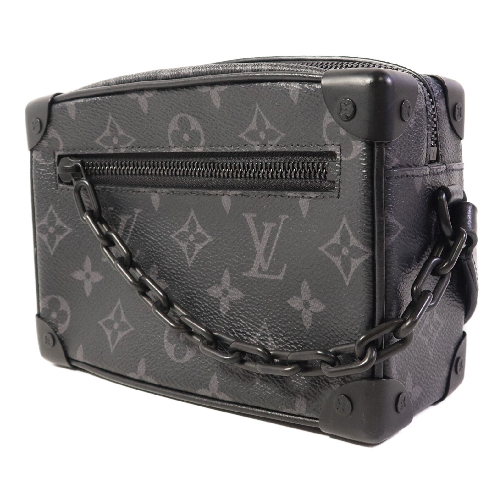 LOUIS VUITTON Monogram Eclipse Mini Soft Trunk肩背袋