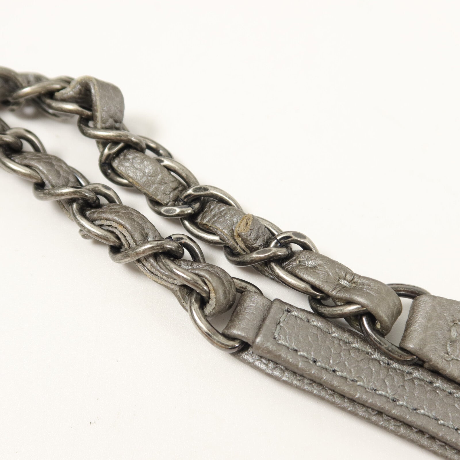 CHANEL 牛皮皮革Chain Shoulder鏈帶肩背袋