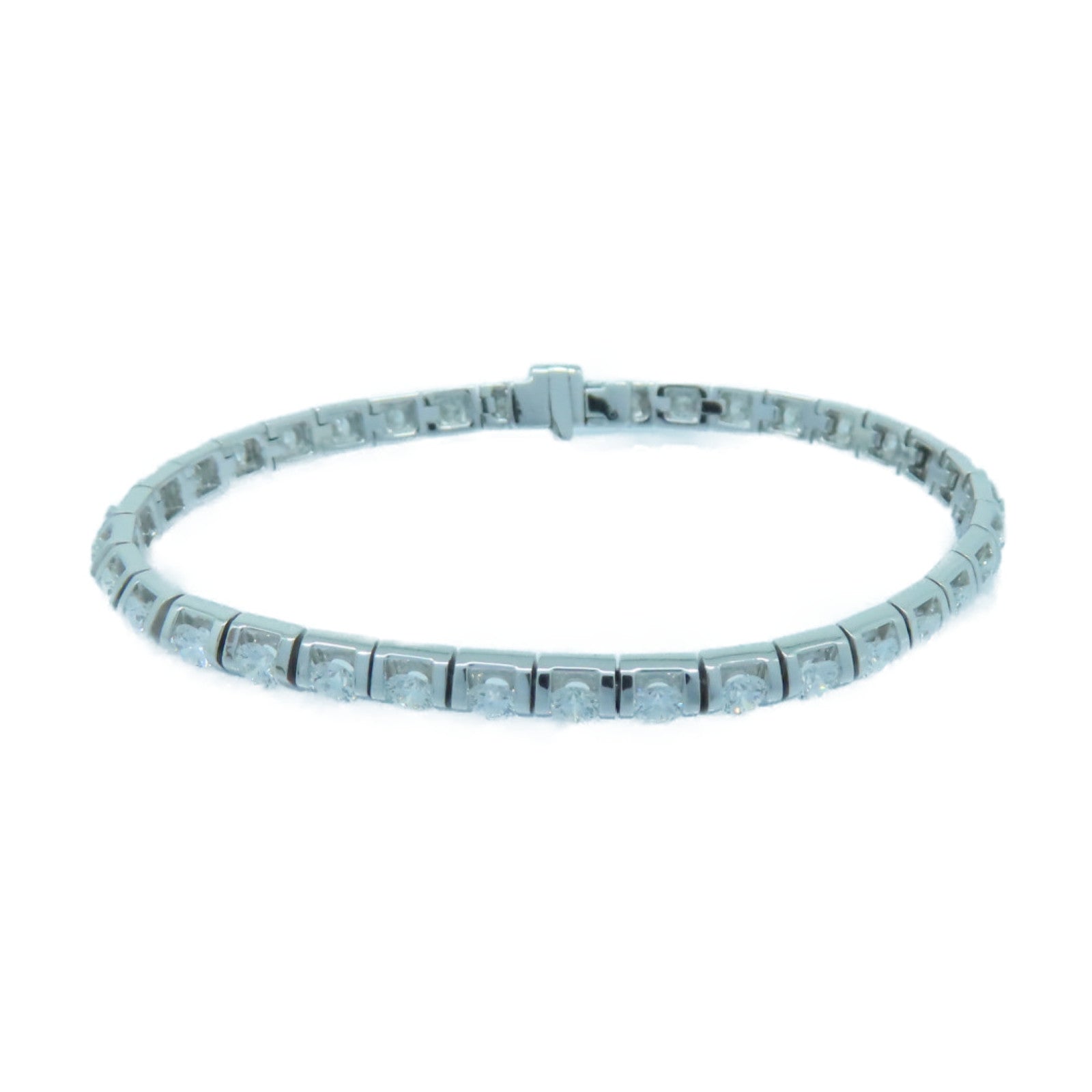 JEWELRY **【激減優惠】18K白金Diamond Bracelet 3.39ct鑽石手鏈