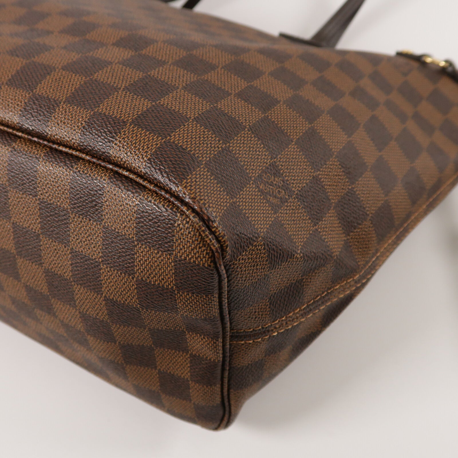 LOUIS VUITTON Damier Neverfull MM手挽袋