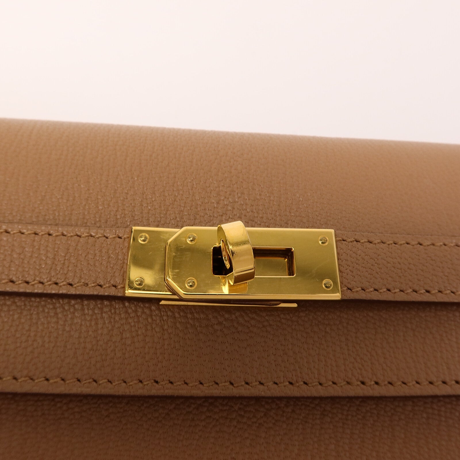 HERMES Chevre皮革Kelly To Go肩背袋Quebracho