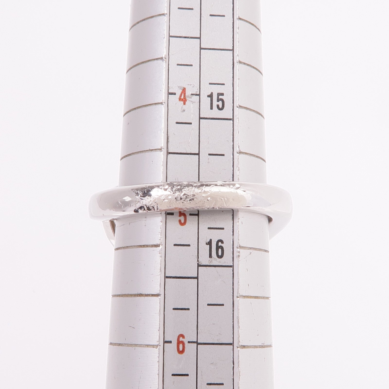 JEWELRY PT900鉑金Pearl Diamond Ring珍珠/鑽石戒指US#5