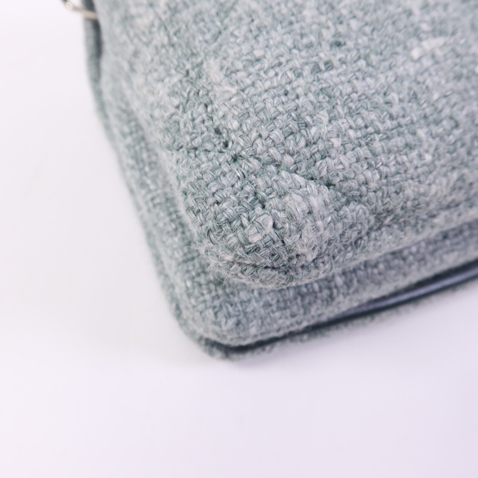 Dior Tweed Caro Small銀扣肩背袋