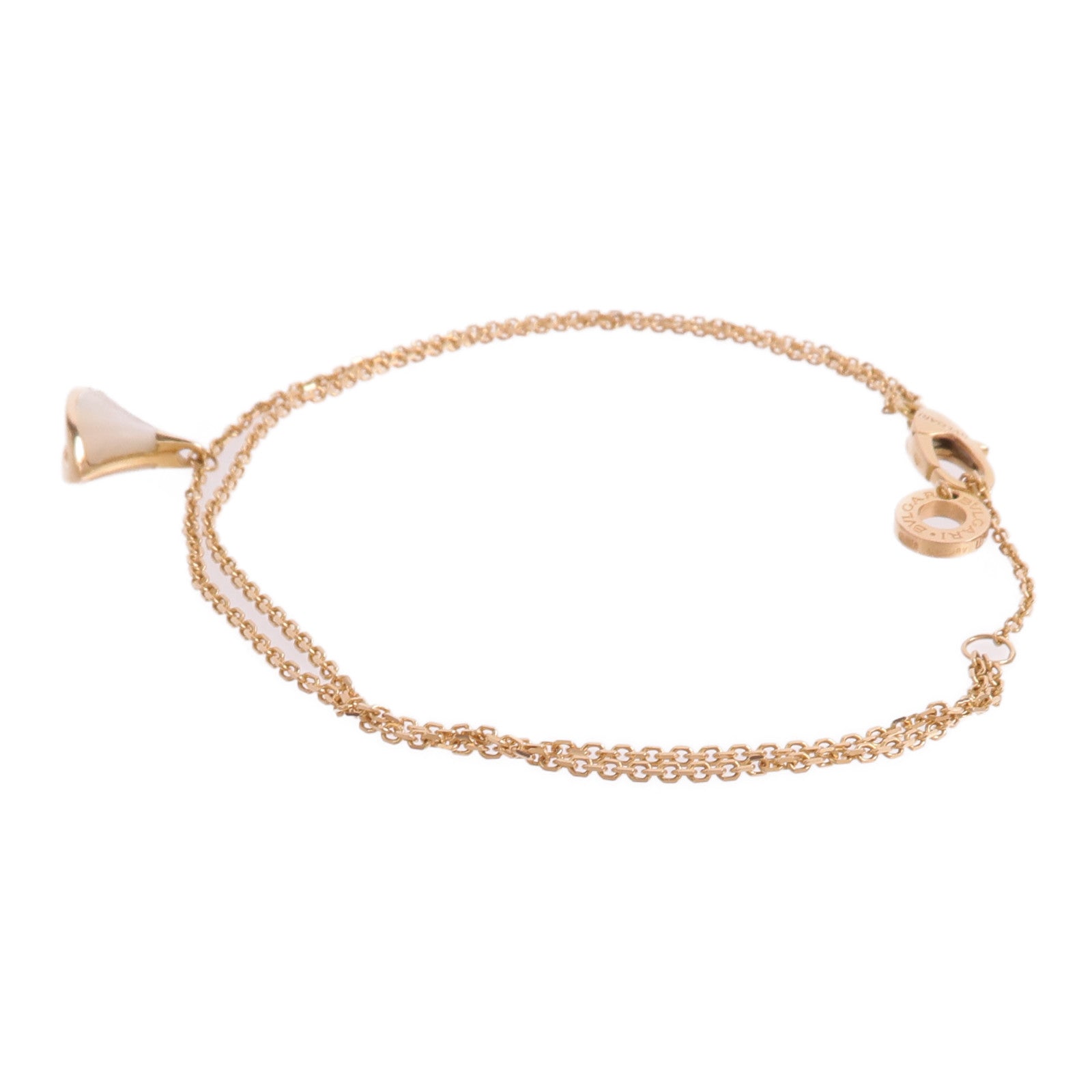 BVLGARI 18K玫瑰金Divas' Dream Bracelet珍珠母貝手鏈