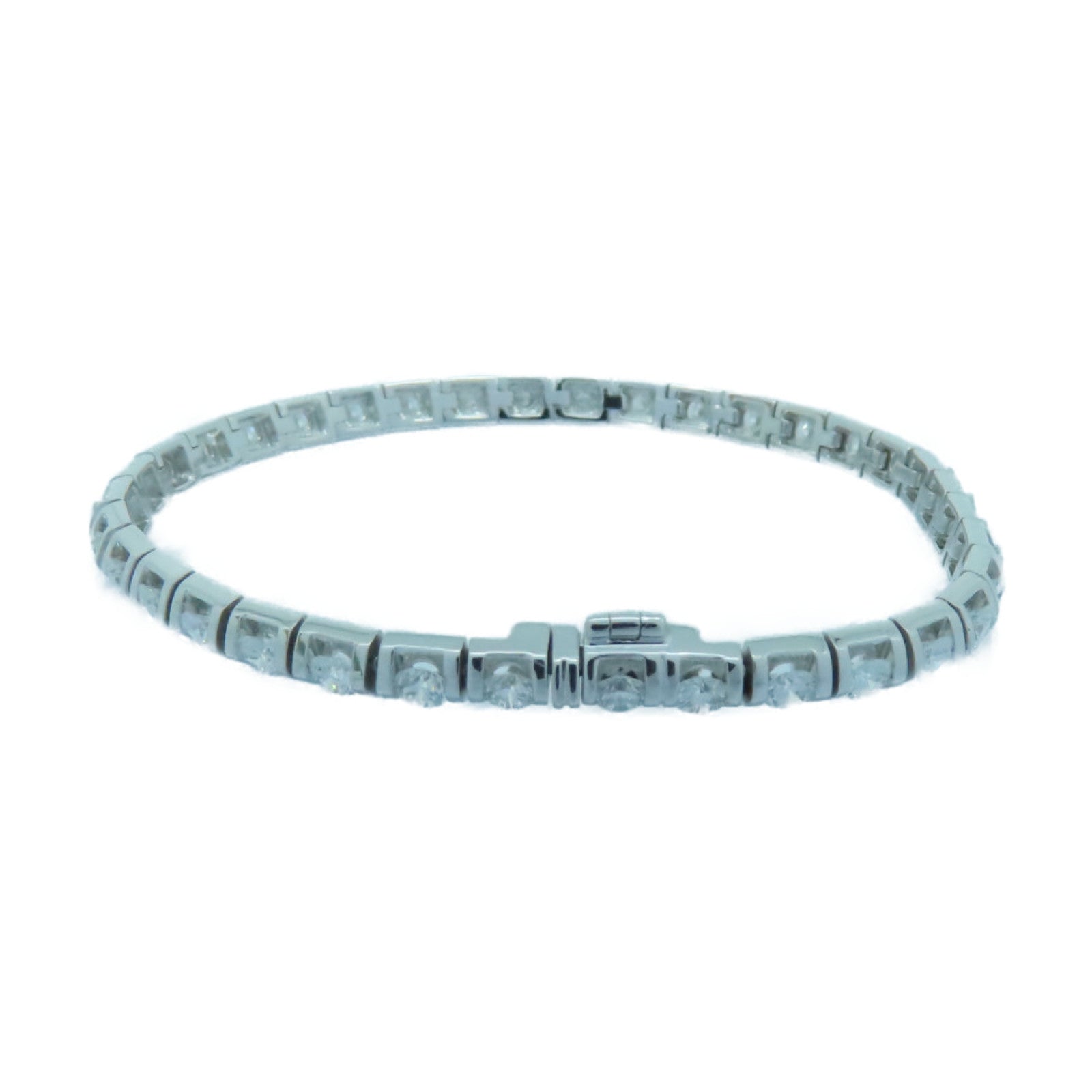 JEWELRY **【激減優惠】18K白金Diamond Bracelet 3.39ct鑽石手鏈