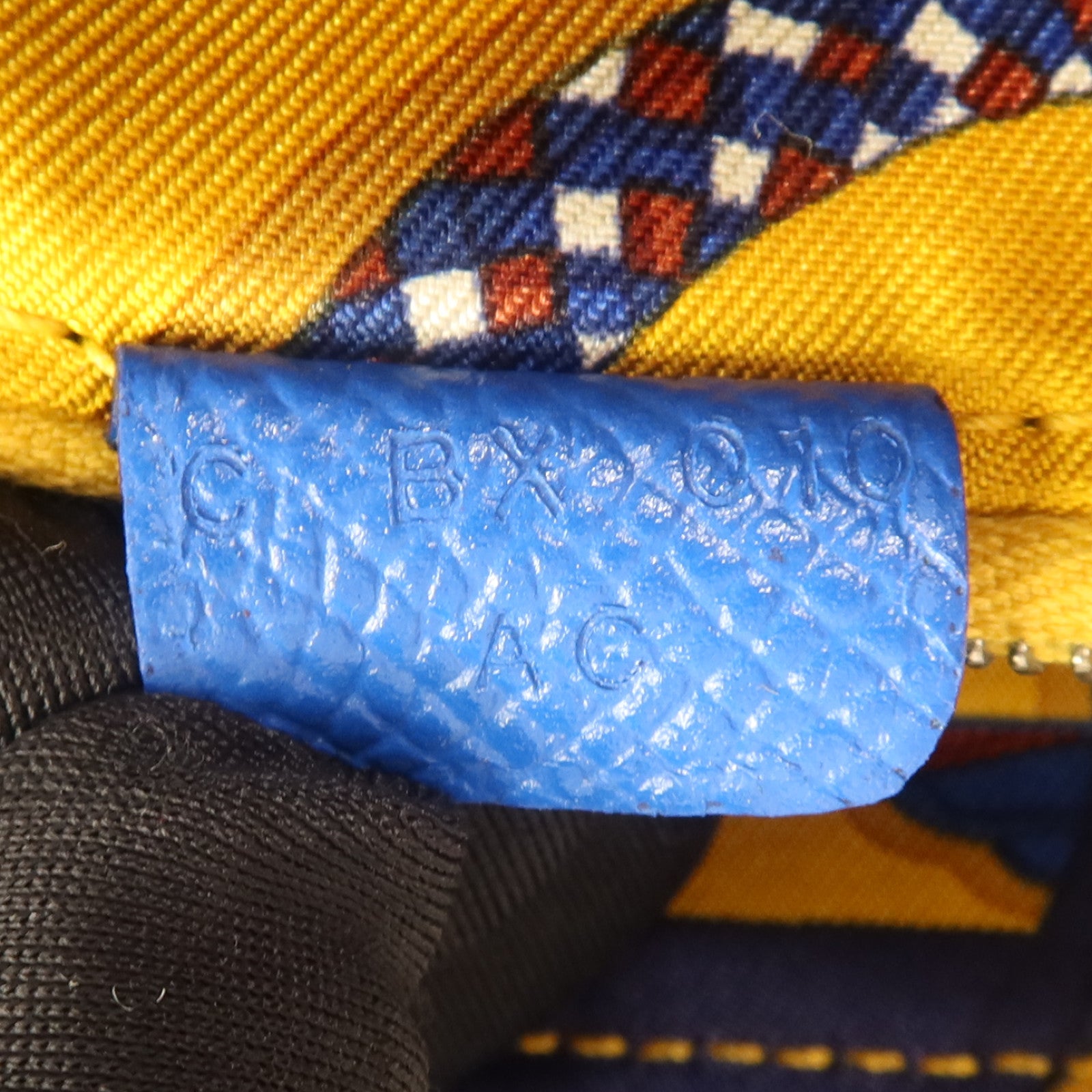 HERMES Epsom皮革Silk In Wallet銀扣錢包Bleu Zellige