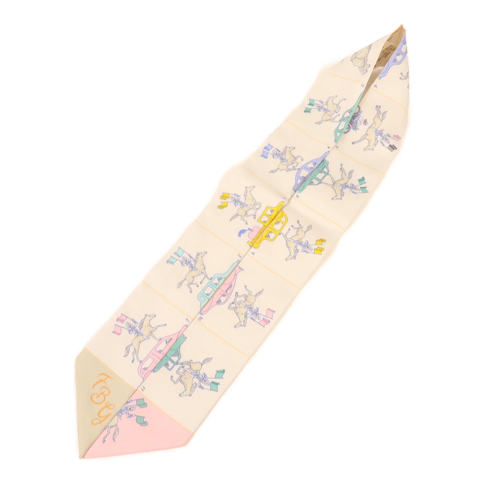 HERMES 絲質Twilly絲巾