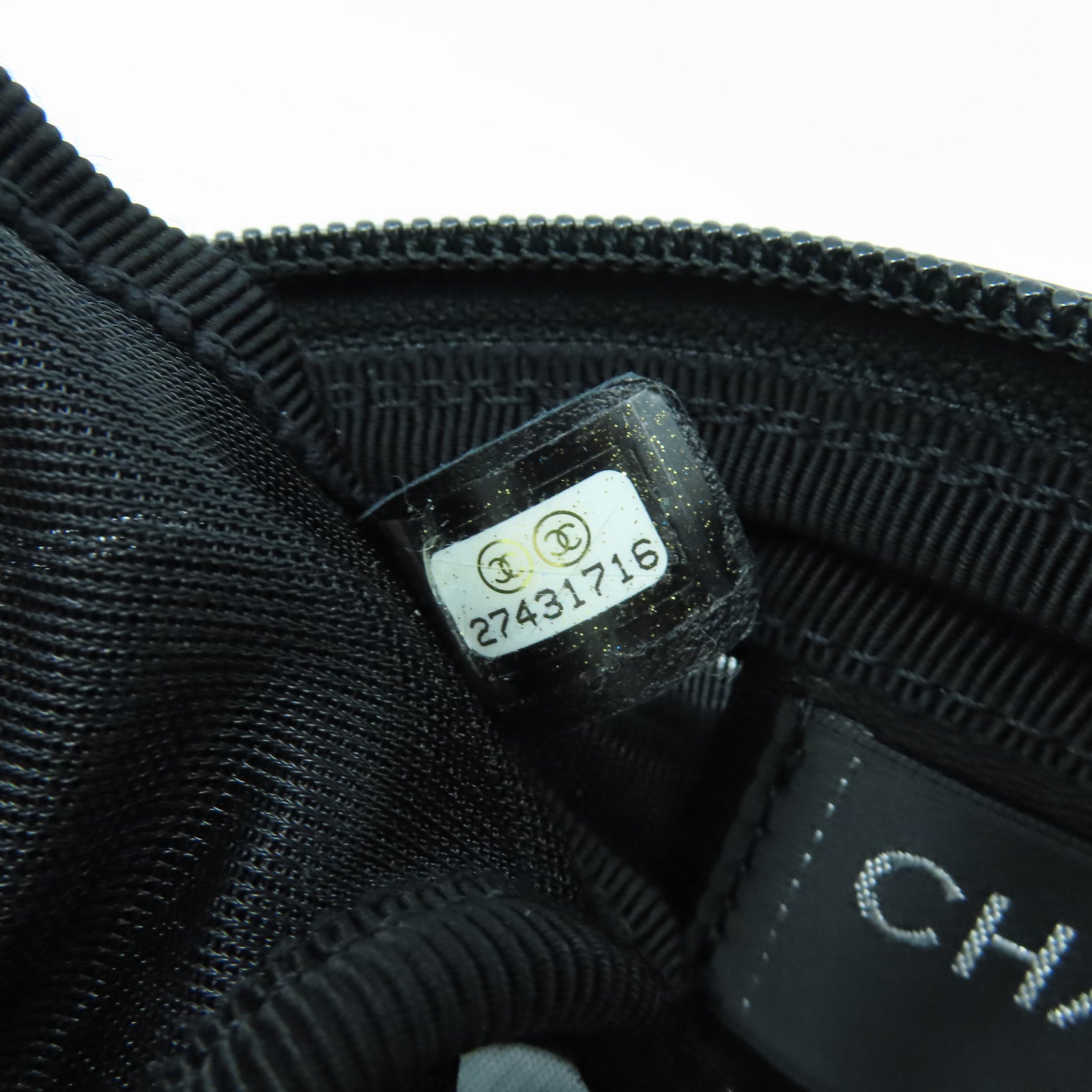 CHANEL 【激減優惠】網格Waist Bag銀扣腰包胸前包黑色