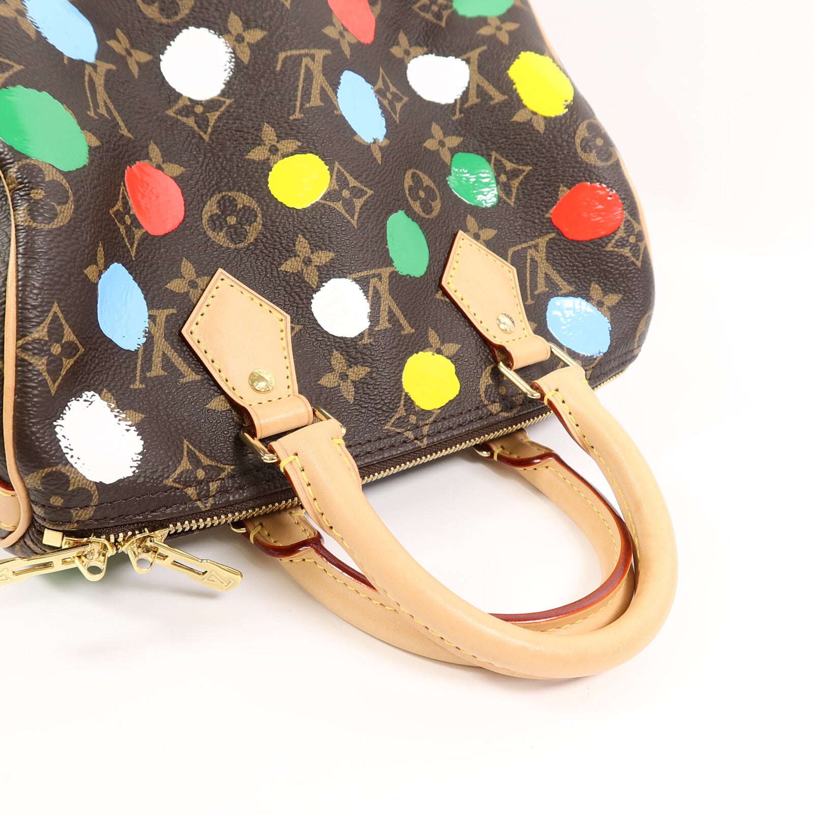 LOUIS VUITTON Monogram LV x YK Speedy Bandouliere 25手挽肩背兩用袋