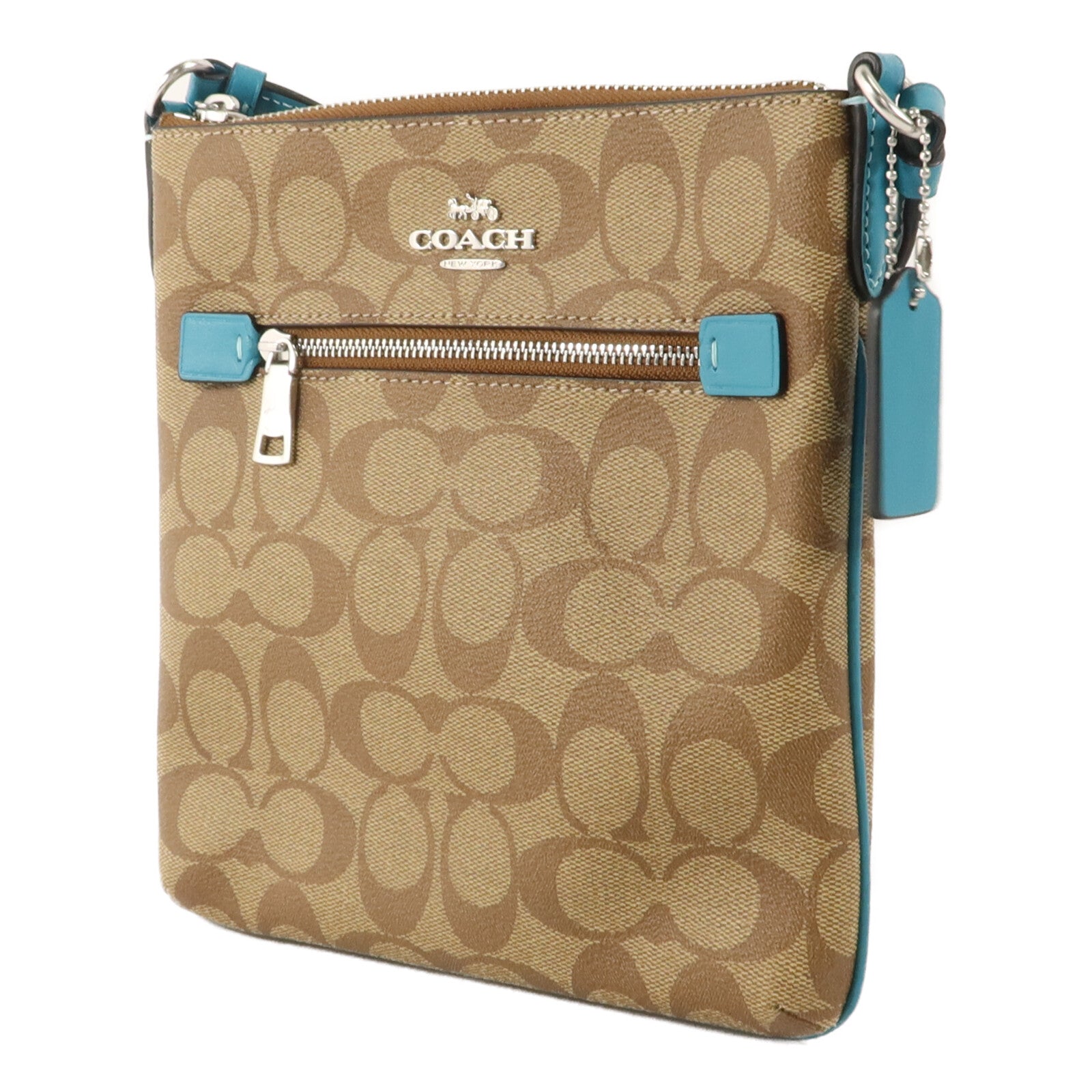 COACH 塗層帆布Shoulder Bag肩背袋