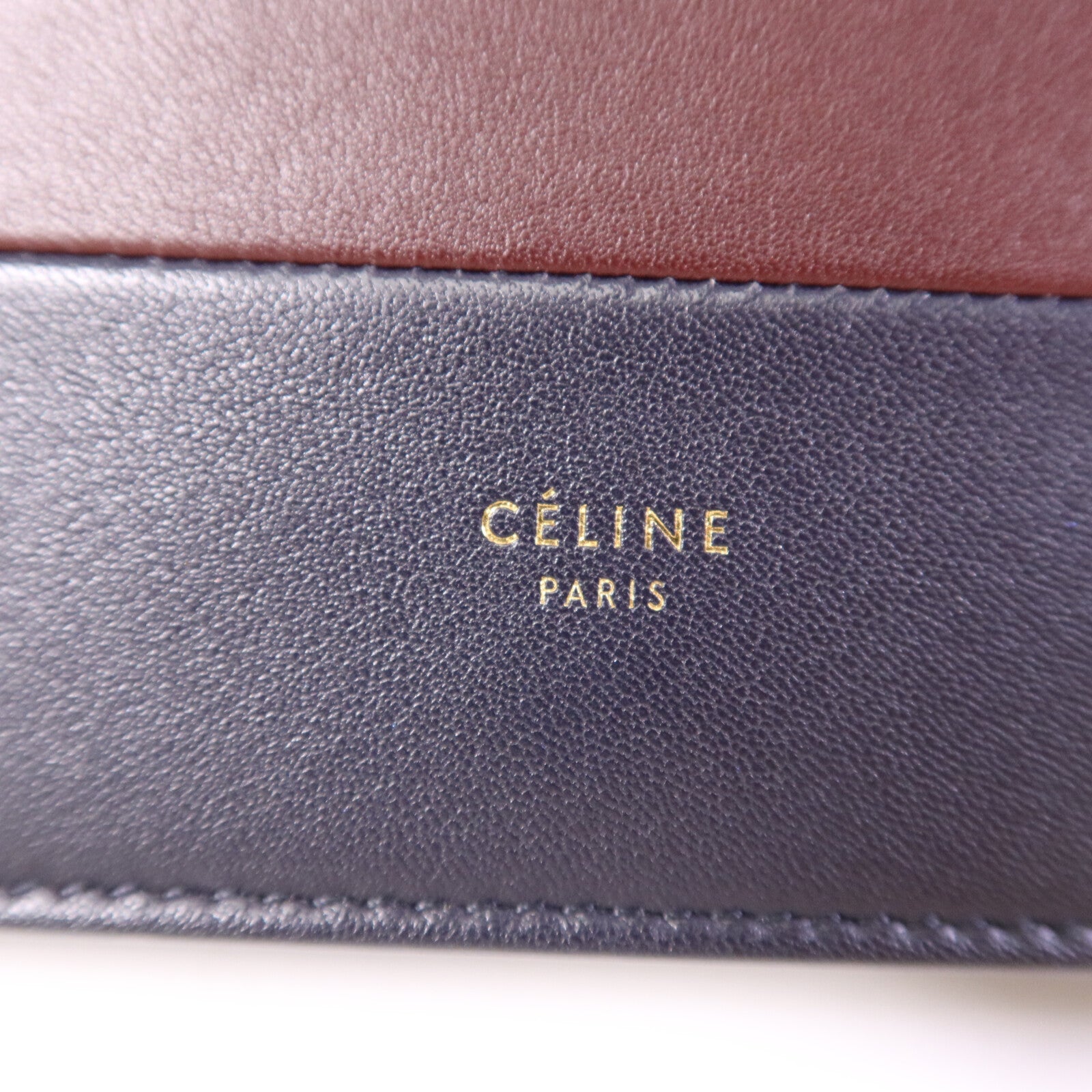 CELINE 牛皮皮革Flame Evening Chain Wallet金扣鏈帶肩背袋