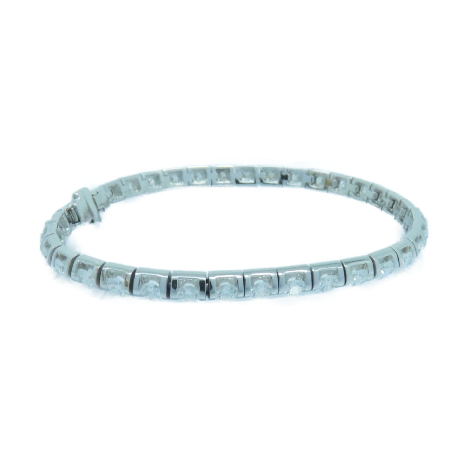 JEWELRY **【激減優惠】18K白金Diamond Bracelet 3.39ct鑽石手鏈