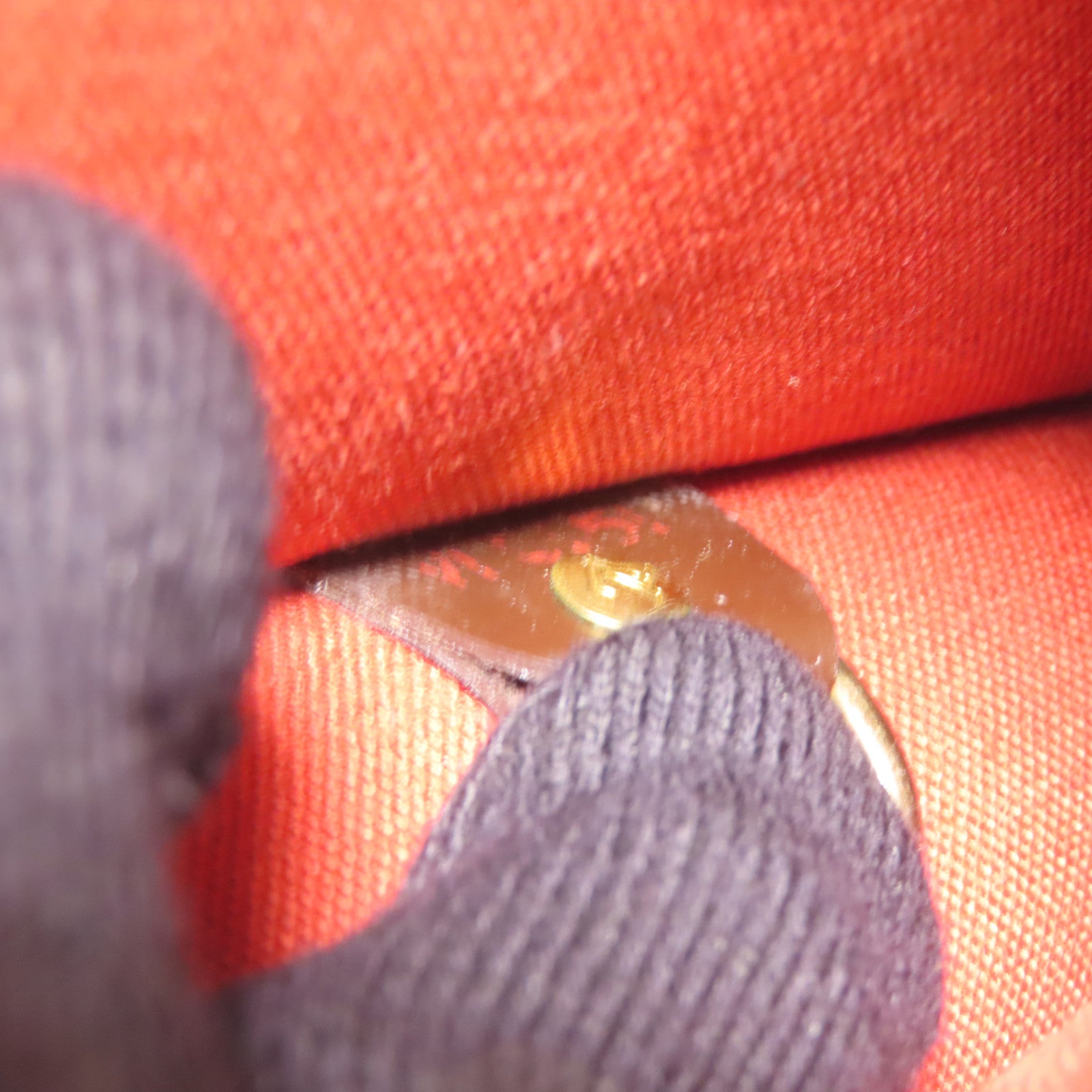 LOUIS VUITTON Damier Ebene Portobello金扣肩背袋棕色