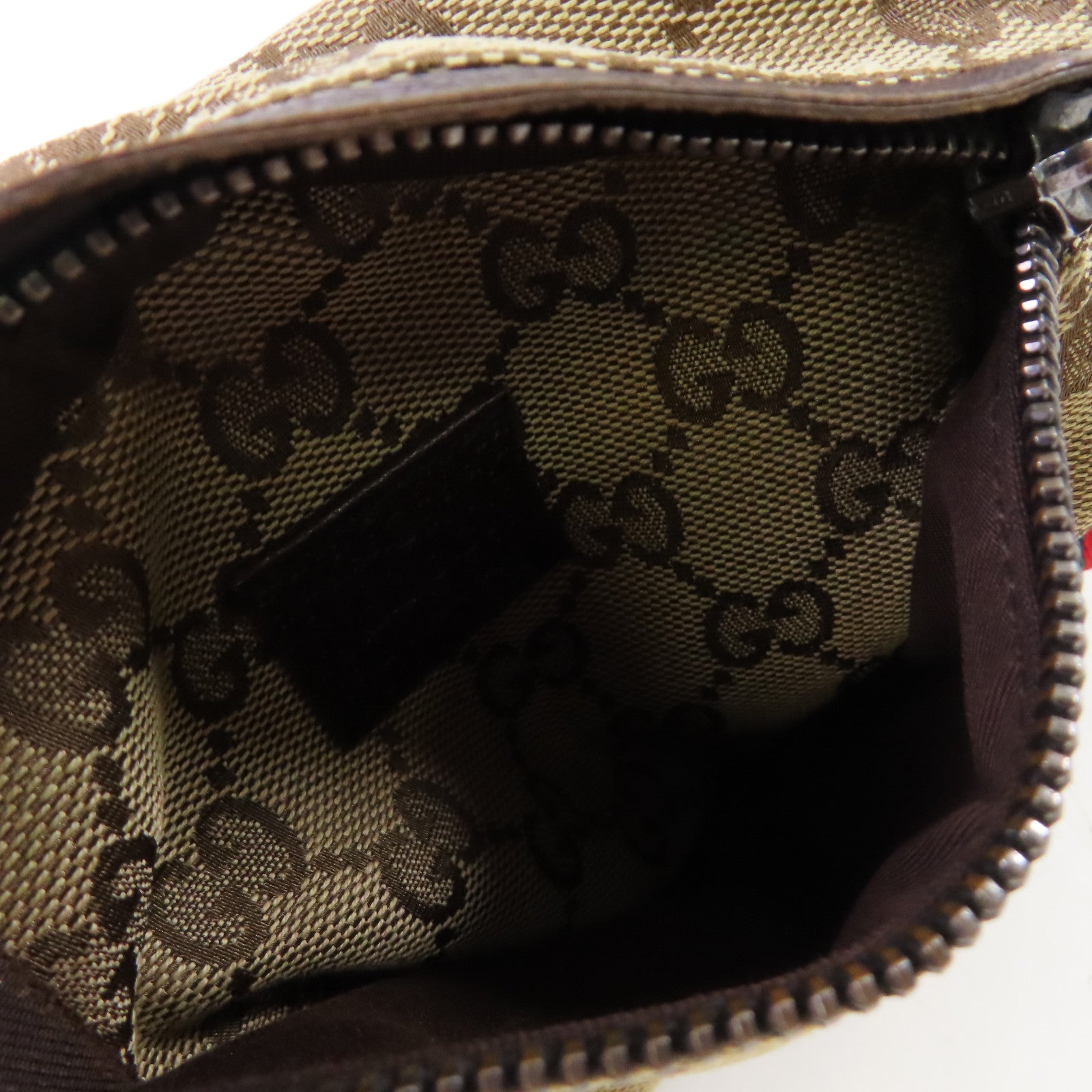 GUCCI 【激減優惠】帆布Waist Bag腰包啡色